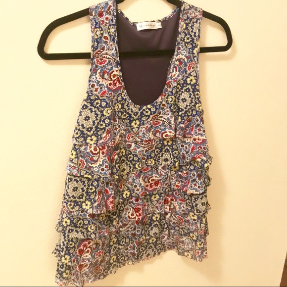 Revolution Ruffle Layered Sleeveless Top - Small - Picture 2 of 4
